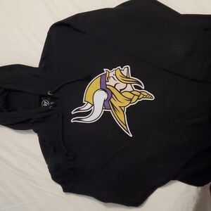 Vikings 47 Brand Black Hoodie XL Like New